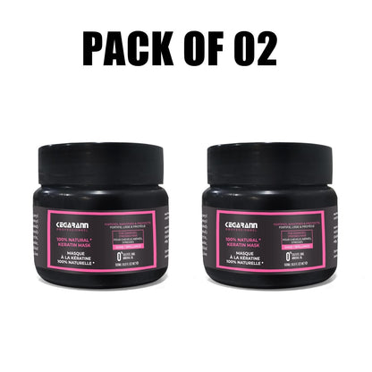 Ultra Repairing Keratin Hair Mask (Pack of 2) – Deep Nourishment for Damaged Hair | NISHU Superstores