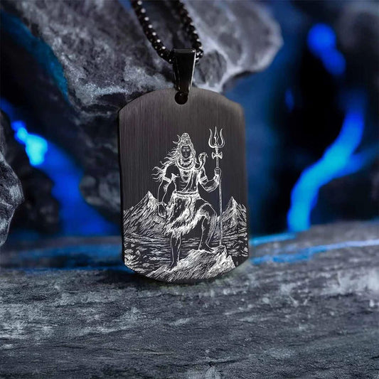 Eternal Shiv Godform Pendant with Chain | NISHU Superstores