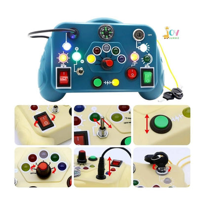 Toddler Busy Board Switch Light Game – Educational Toy for Hand-Eye Coordination & Brain Development | NISHU Superstores