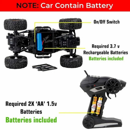 Remote Controlled Rock Crawler Monster Truck Toy for Kids – Off-Road RC Vehicle | NISHU Superstores