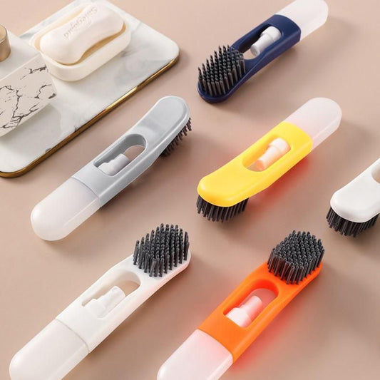 Multi-Purpose Shoes Brush with Refillable Container – Pack of 1 | NISHU Superstores