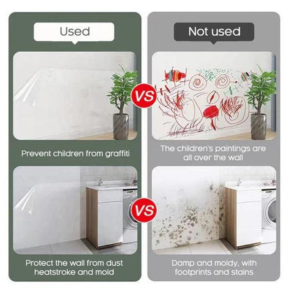 Self-Adhesive Transparent Wall Protection Film – Electrostatic Cling (Buy 1 Get 1) | NISHU Superstores