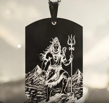 Eternal Shiv Godform Pendant with Chain | NISHU Superstores