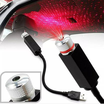 12V LED Star Decoration Light for Car & Room | 360° Rotating USB Disco Laser Light | NISHU Superstores