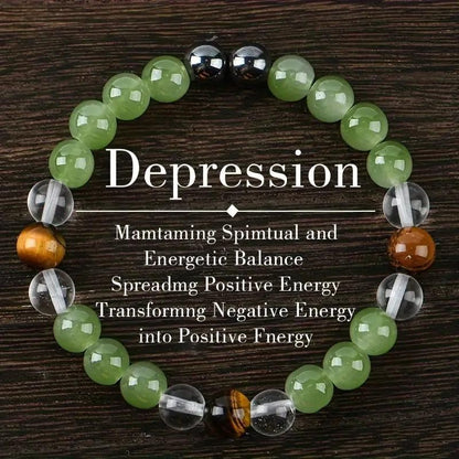 Tiger’s Eye Stone & Crystal Beads Bracelet – Natural Healing Energy | NISHU Superstores