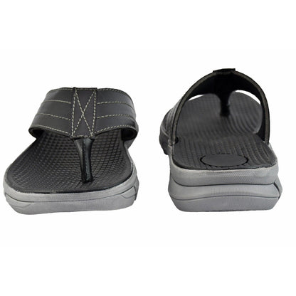 AM PM Genuine Leather Men's Slippers | Daily Wear Comfort & Style | NISHU Superstores