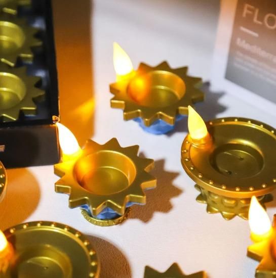 Water Pouring Diya LED Light – Decorative Spiritual Lamp for Home & Festivals | NISHU Superstores