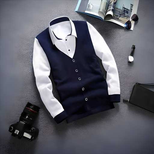 Cotton Blend Color Block Sweatshirts for Men | Full Sleeves | Regular Fit | NISHU Superstores