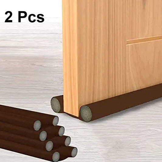 Door Protector Draft Guard (Brown, Pack of 2) – Soundproof & Waterproof Gap Sealer | NISHU Superstores