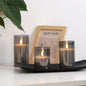 Magic Grey Glass Flameless Candles – Battery Operated with Timer | NISHU Superstores