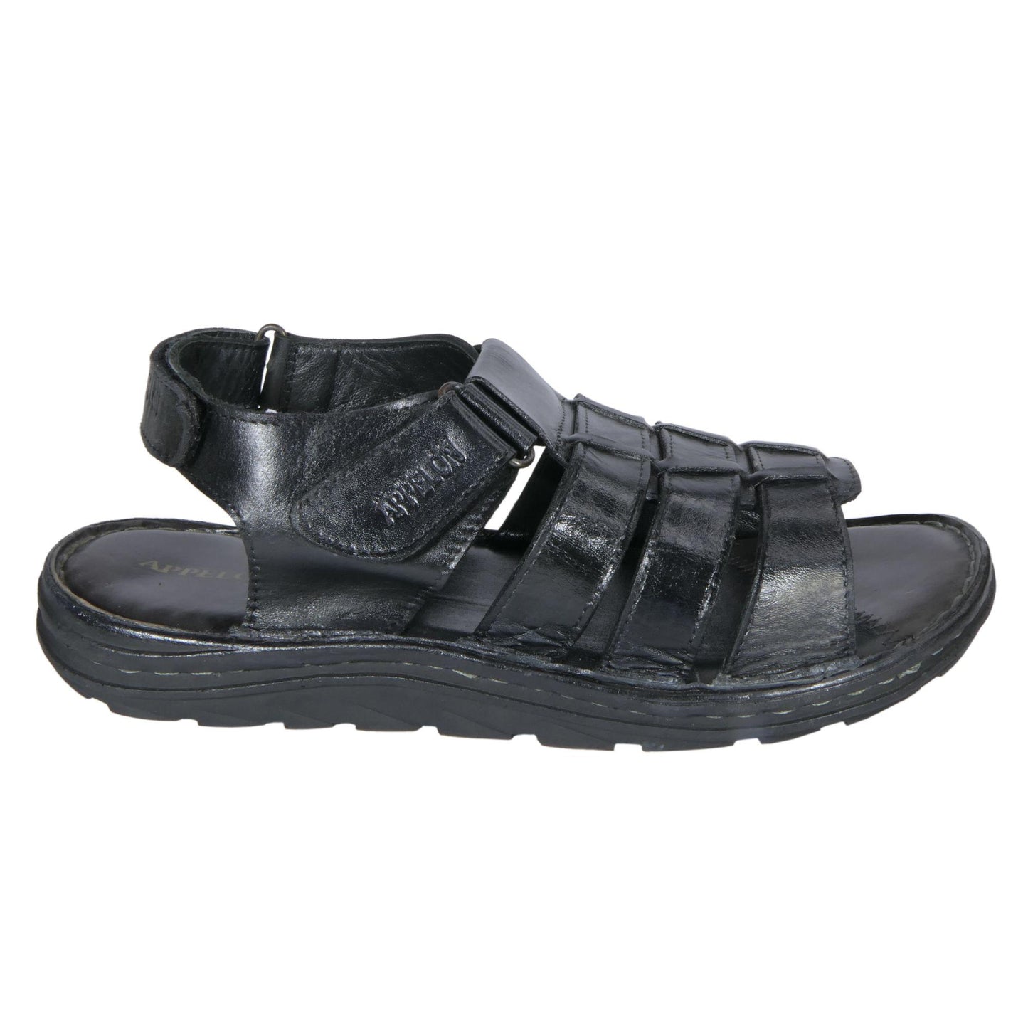 AM PM Men’s Daily Wear Leather Sandals – Comfort & Style Combined | NISHU Superstores