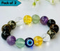 Natural Jade Round Beads Bracelet – Pack of 2 Healing Stone Jewelry | NISHU Superstores
