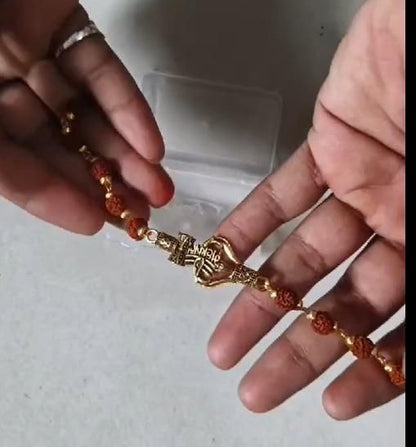 Rudraksha Mahadev Bracelet – Spiritual & Healing Jewelry for Men | NISHU Superstores