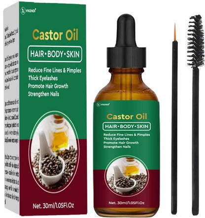 Castor Oil for Hair, Body & Skin (Pack of 2) – Pure & Natural Multipurpose Oil | NISHU Superstores