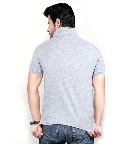 Poly Cotton Solid Half Sleeves Men’s Polo T-Shirt Pack of 4 | Everyday Comfort | NISHU Superstores