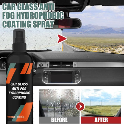Car Glass Anti-Fog Hydrophobic Coating Spray – 100ml (Pack of 1) | NISHU Superstores