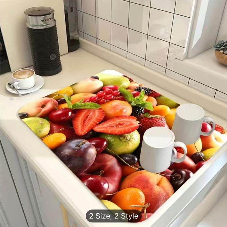 Dish Drying Mat (Assorted Colors) – Super Absorbent & Quick Dry Kitchen Mat | NISHU Superstores