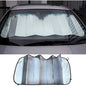 Front and Rear Foldable Car Sunshade (Silver) – Protect Your Car from Heat & UV | NISHU Superstores