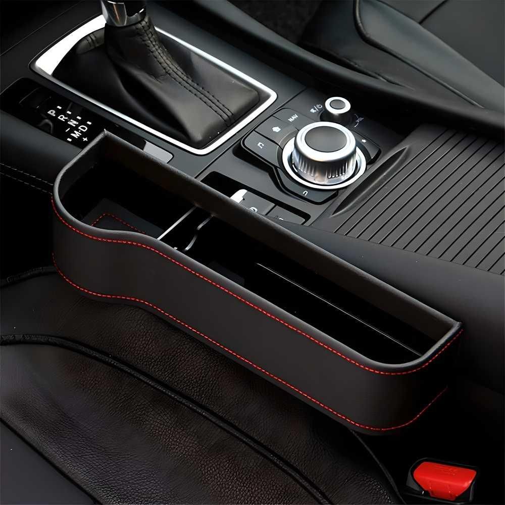 Car Seat Gap Filler Organizer – PU Leather Multifunctional Car Storage Box | NISHU Superstores