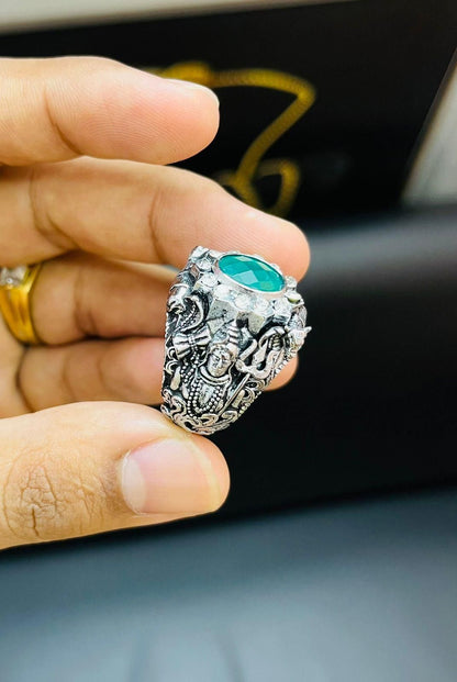 Lord Shiva Silver Ring – Spiritual & Stylish Jewelry for Men & Women | NISHU Superstores