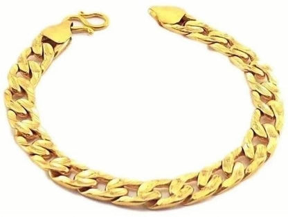 Gold Cuban Bracelet for Men – Stylish & Durable | NISHU Superstores