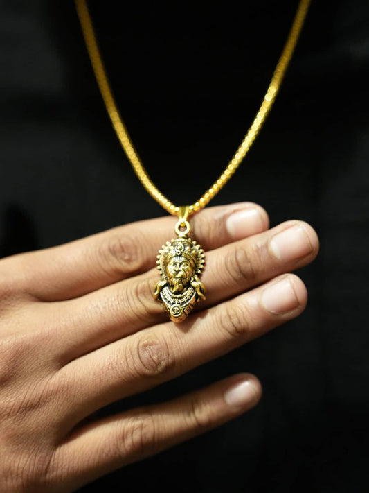 Lord Hanuman Pendant with Chain | Devotional Jewelry | NISHU Superstores