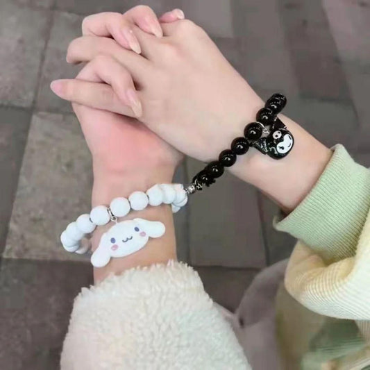 Beads Cutesy Bracelet with USB Charger – Stylish & Functional (1 Pair) | NISHU Superstores