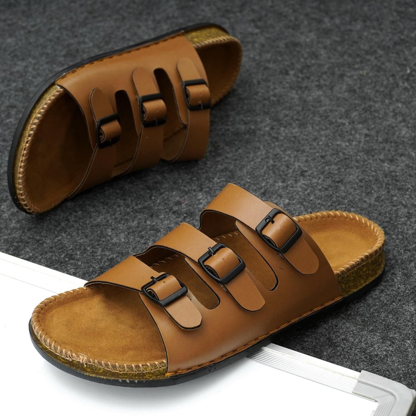 Men's Synthetic Casualwear Slippers – Soft & Durable | NISHU Superstores