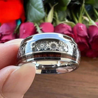Luxurious Mechanical Gear Ring – Stainless Steel Steampunk Style for Men | NISHU Superstores