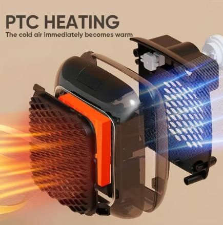 Portable Turbine Heater – Fast Heating Mini Blower for Home & Office | NISHU Superstores