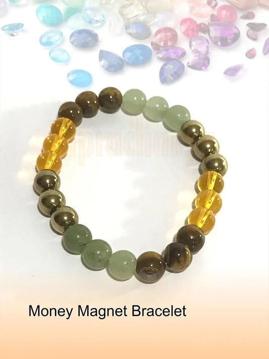 Natural Money Beads Bracelet for Wealth & Luck (Pack of 1) | NISHU Superstores