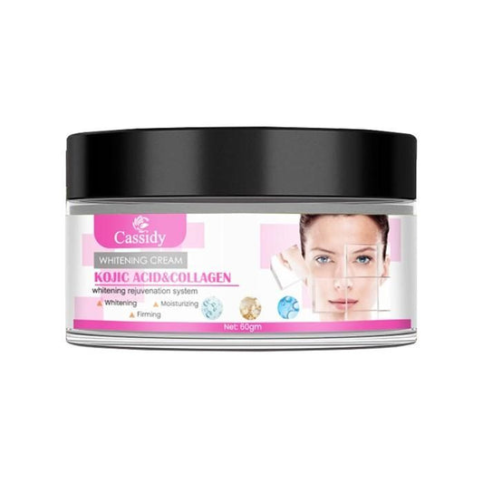 CASSIDY Kojic Acid & Collagen Whitening Cream 60gm – Brightening & Anti-Aging Skincare | NISHU Superstores