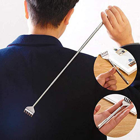 Stainless Steel Telescopic Back Scratcher – Manual Massage & Acupressure Tool | NISHU Superstores