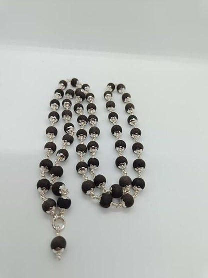 Ebony Wood Kazungula Mala – Natural & Spiritual Prayer Beads | NISHU Superstores