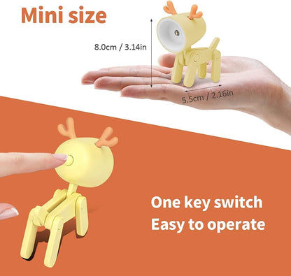 Mini LED Desk Lamp | Rechargeable & Foldable Study Light | NISHU Superstores