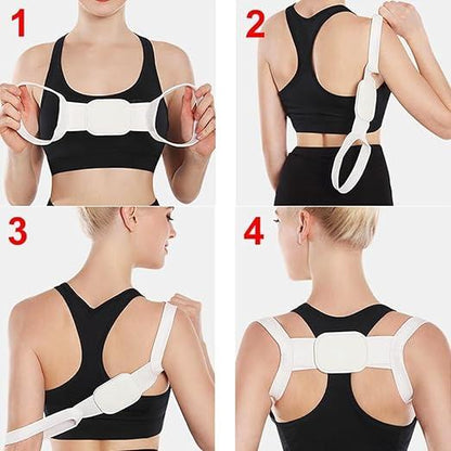 Shoulder & Back Straightener – Elastic Spine Support Posture Corrector Belt | NISHU Superstores