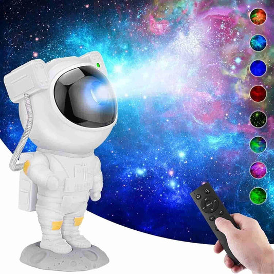 Astronaut Galaxy Projector – 360° Magnetic Head Rotation with Remote Control | NISHU Superstores