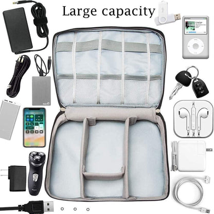 Universal Travel Gadget Organizer Bag – Cable & Charger Storage Case | NISHU Superstores