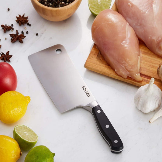 High-Carbon Stainless Steel Meat Cleaver Knife – Heavy Duty Butcher Blade | NISHU Superstores