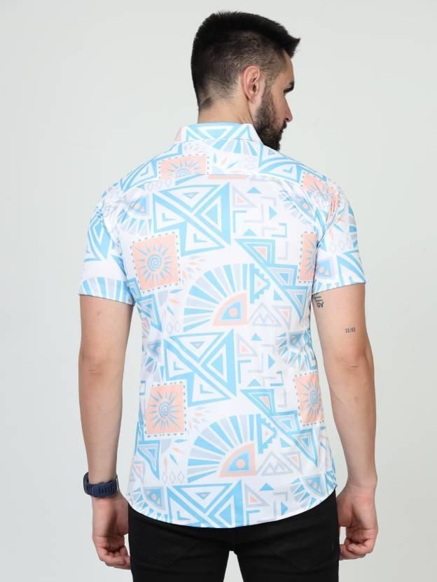 Men's Printed Rayon Shirt | Half Sleeves | Soft & Stylish | NISHU Superstores