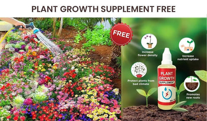 Varieties of Flower Seeds Pack (100 Seeds) + Free Plant Growth Supplement | NISHU Superstores
