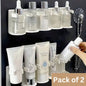 5-Grid Plastic Cosmetic Organizer (Pack of 2) – No-Punch, Cuttable Storage Holder | NISHU Superstores