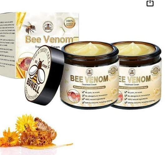 Bee Venom Skin Treatment Cream 100g (Pack of 2) – Anti-Acne, Anti-Aging & Skin Repair | NISHU Superstores