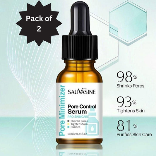 Pore Shrinking Face Serum 30ml (Pack of 2) – Blackhead Remover, Dark Spot & Acne Treatment | NISHU Superstores