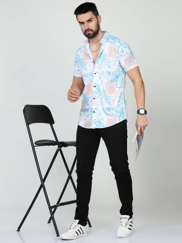 Men's Printed Rayon Shirt | Half Sleeves | Soft & Stylish | NISHU Superstores