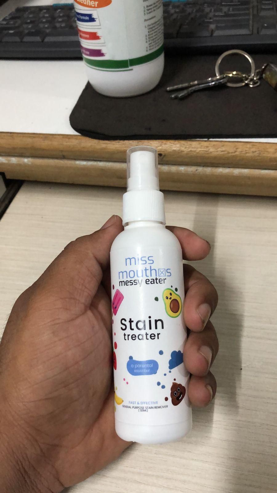 Miss Mouth's Messy Eater Stain Treater Spray – 100ml (Pack of 2) | Instant Stain Remover | NISHU Superstores