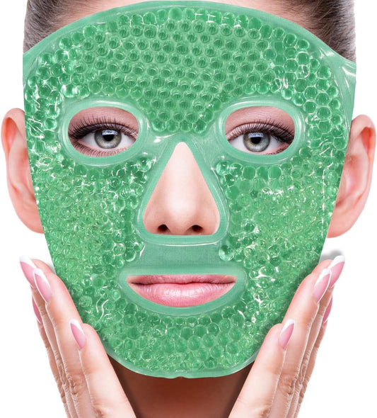 Cool Gel Full Face Mask – Summer Ice Cooling Sleeping Mask | NISHU Superstores