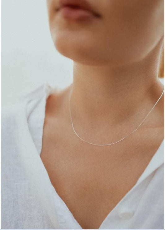 Fine Necklace Silver Beading Chain – Elegant & Durable Jewelry | NISHU Superstores