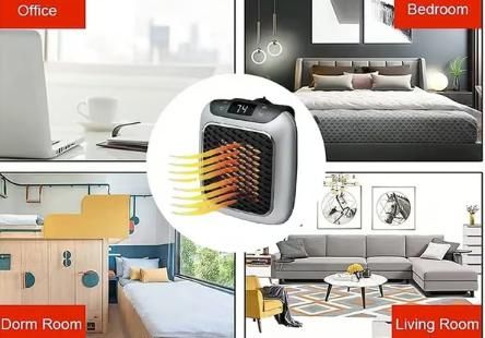 Portable Turbine Heater – Fast Heating Mini Blower for Home & Office | NISHU Superstores
