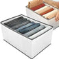 Clothes Organizer for Wardrobe Storage (Pack of 2) – Shirt & Pant Drawer Divider | NISHU Superstores